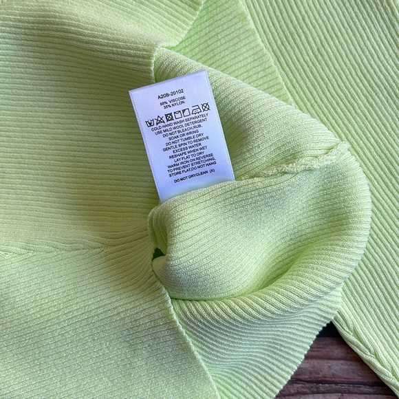 BEC & BRIDGE | Citrus Club Knit Tee in Key Lime - Picture 9 of 12